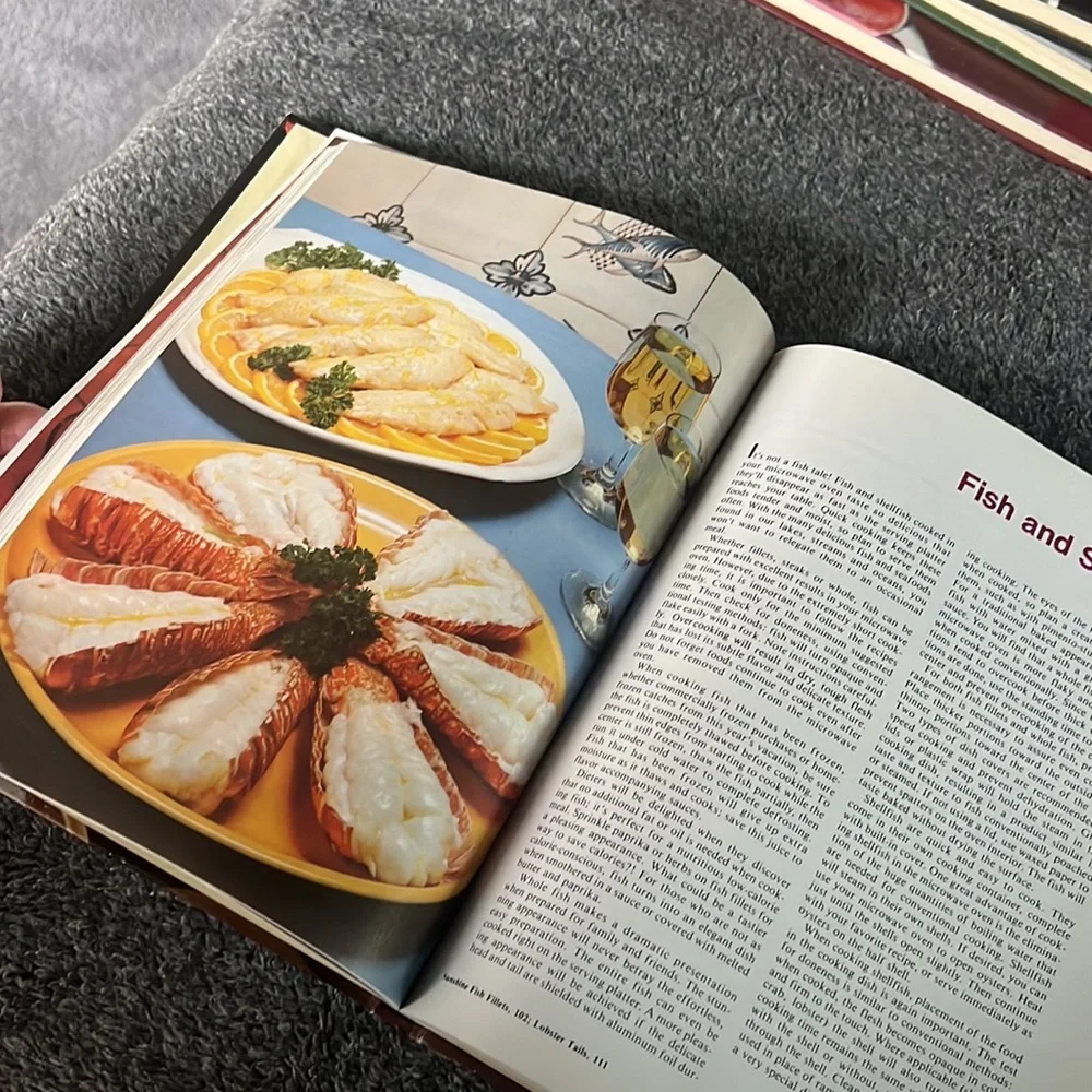 ADVENTURES IN MICROWAVE COOKING COOKBOOK AND TIPS 1979 VINTAGE HARDCOVER BOOK